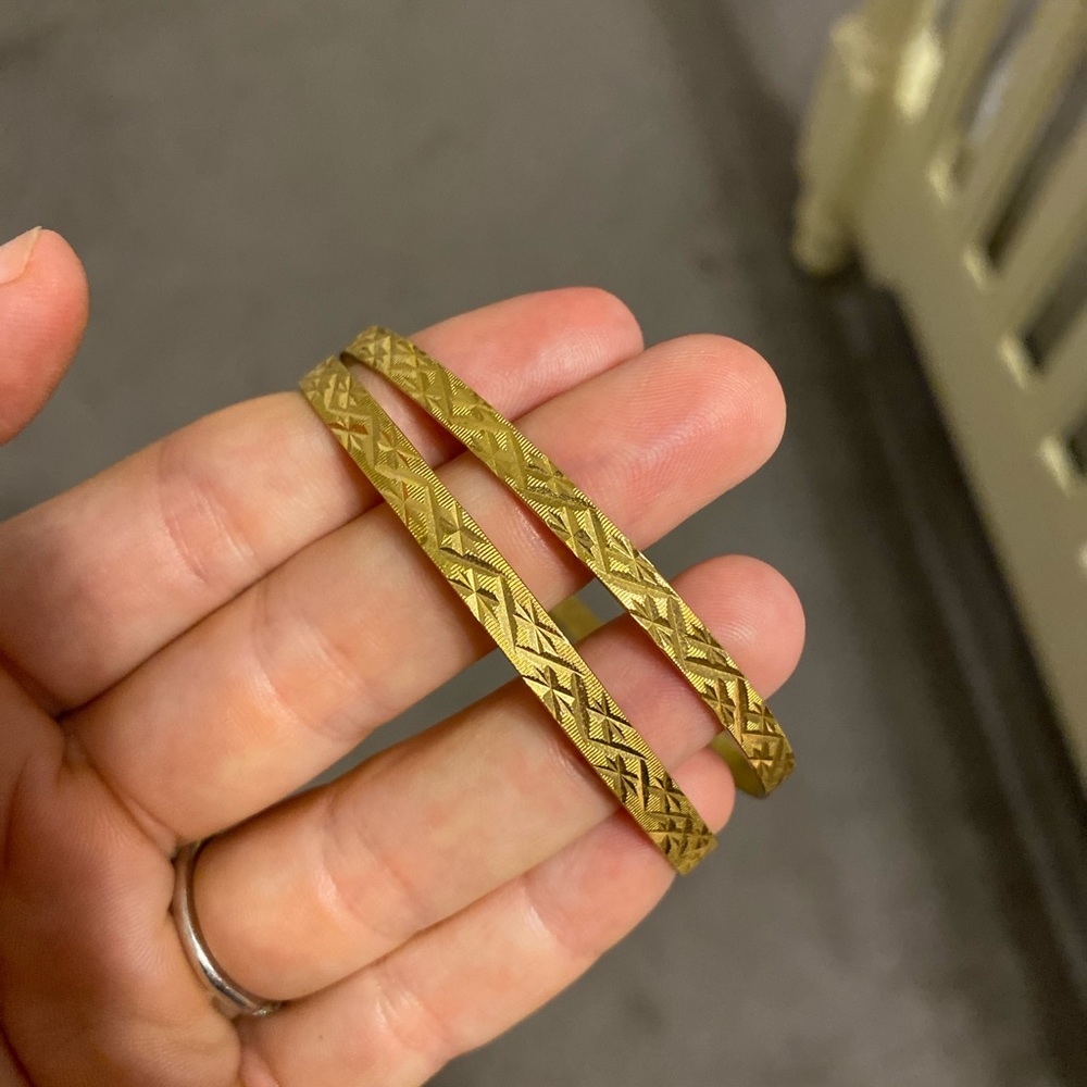 REAL GOLD bangles